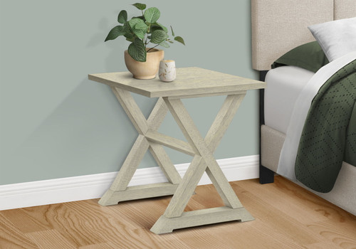 Compact Accent End Table, Square, Transitional
