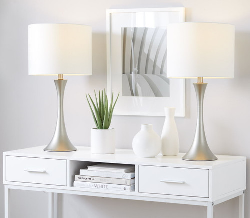 Lenuxe - Contemporary & Modern Design Table Lamp (Set of 2)
