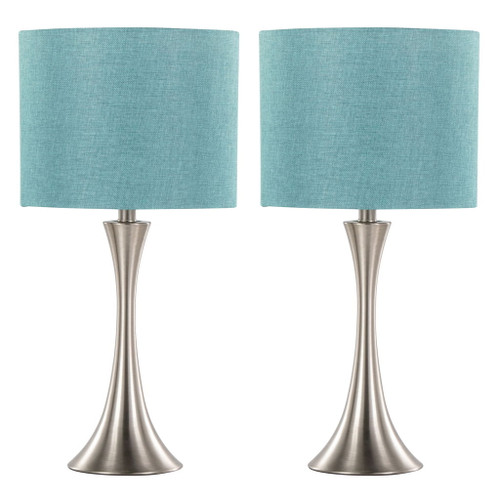 Lenuxe - Contemporary Semi Gloss Table Lamp (Set of 2)