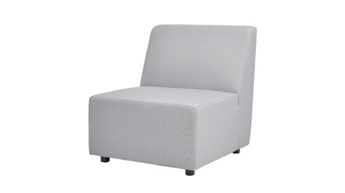Cleo - Modular Upholstered Deep Seating Patio Armless Chair Axroma Olefin Cleo - Modular Upholstered Deep Seating Patio Armless Chair Axroma Olefin