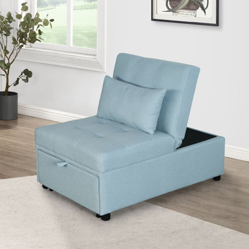 Versatile Folding Ottoman Sofa Bed Multifunctional Space Saver