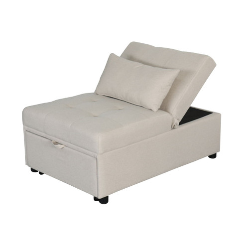 Versatile Folding Ottoman Sofa Bed Multifunctional Space Saver