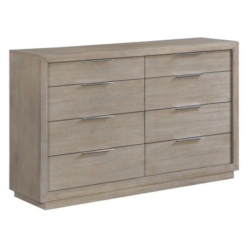 Arcadia - 8-Drawer Dresser - Gray