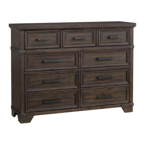 Colorado City - 9-Drawer Dresser - Charcoal