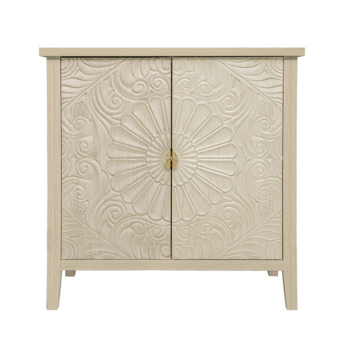 2 Door Cabinet, American Furniture, Suitable For Bedroom, Living Room, Study - Natural