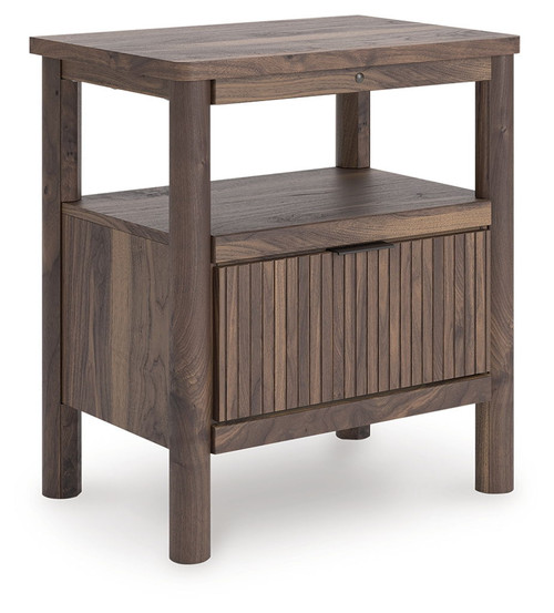 Pamytta - One Drawer Night Stand - Brown Pamytta - One Drawer Night Stand - Brown