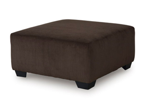 Kimlee - Chocolate - Oversized Accent Ottoman