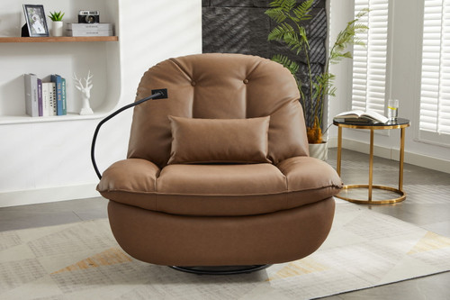 Power Recliner Swivel Glider USB Charger With Bluetooth Music Player, Sleep, Working, Game And Leisure