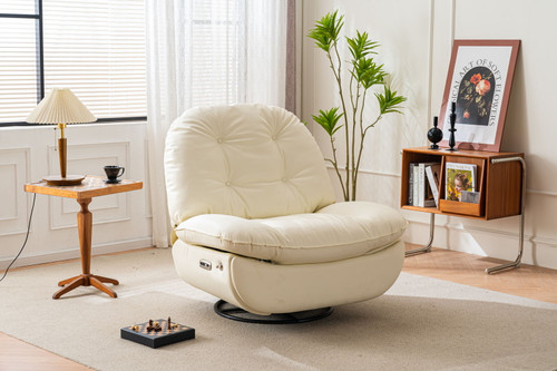 Power Recliner Swivel Glider USB Charger With Bluetooth Music Player, Sleep, Working, Game And Leisure