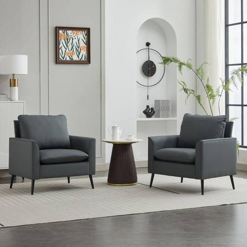 Nordic Retro Light Luxury Upholstered Sofa Chair