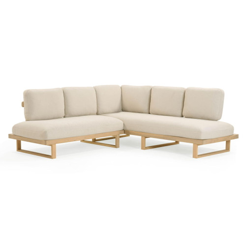 Evan - Outdoor L-Sectional - Cream Evan - Outdoor L-Sectional - Cream