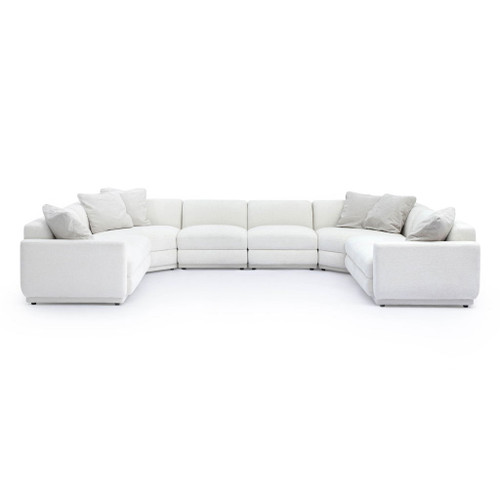 Perry - Modular Large U-Sectional - Cream