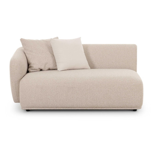 Sylvie - Left Arm 2-Seater Loveseat - Cream