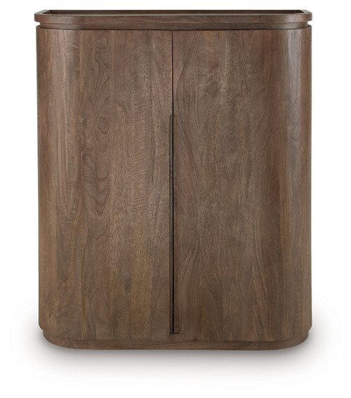 Landermont - Medium Brown - Bar Cabinet