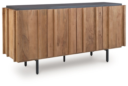 Quintavious - Brown / Charcoal - Accent Cabinet