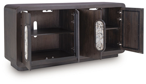 Elliston - Espresso Brown - Accent Cabinet
