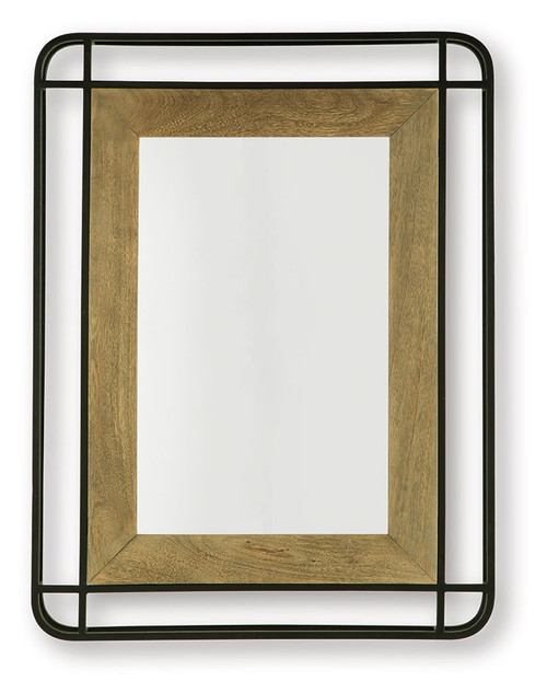 Beelman - Black / Brown - Accent Mirror