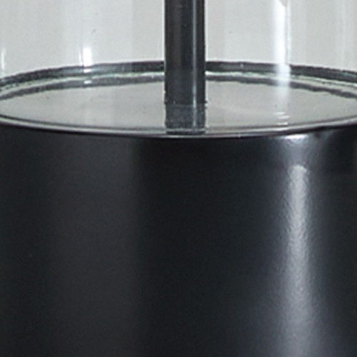 Kerrbrook - Clear / Black - Glass Table Lamp