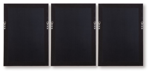Honslow - Brown / Black / White - Wall Art Set (Set of 3)