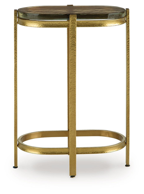 Porterville - Gold Finish - Accent Table