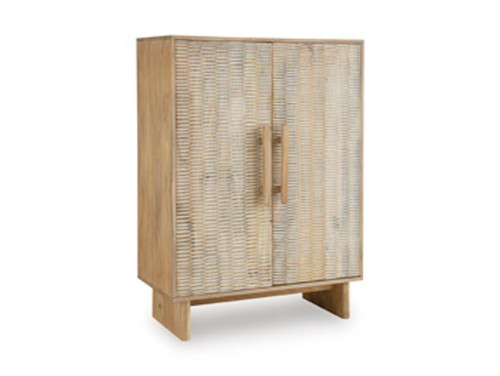 Dallinbury - Natural / White Wash - Accent Cabinet