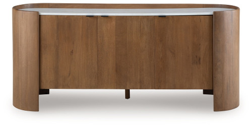 Fitzroy - Brown / White - Accent Cabinet