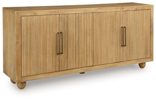 Niam - Light Antique Beige - Accent Cabinet