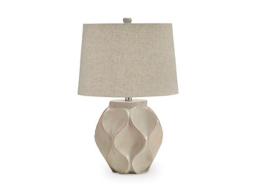 Edselham - Distressed Cream - Paper Table Lamp