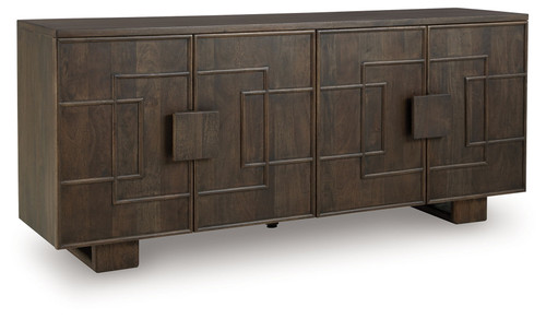 Cato - Dark Brown - Accent Cabinet