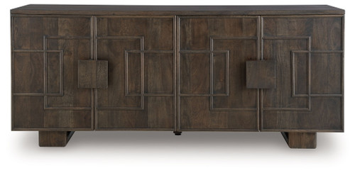 Cato - Dark Brown - Accent Cabinet