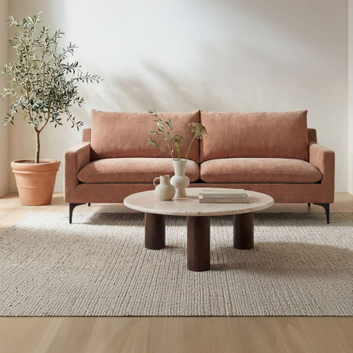 Paris - Stationary Sofa - Pink