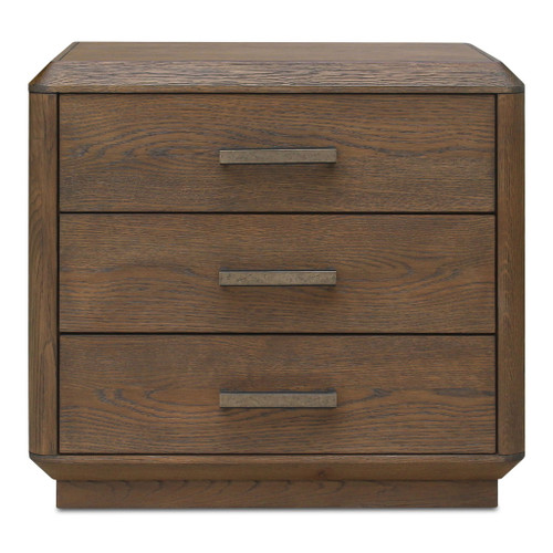 Caleb - Accent Nightstand - Dark Brown