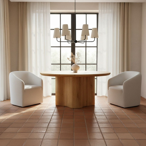 Mathis - Chandelier - Black / Beige