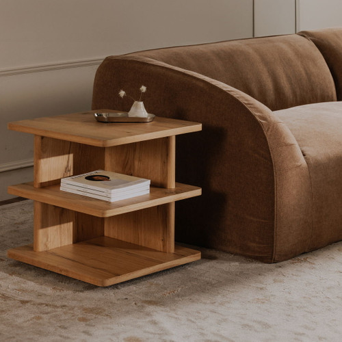 Casey - Side Table - Light Brown