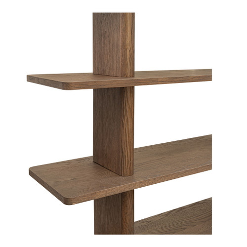 Casey - Large Standard Bookcase - Dark Brown