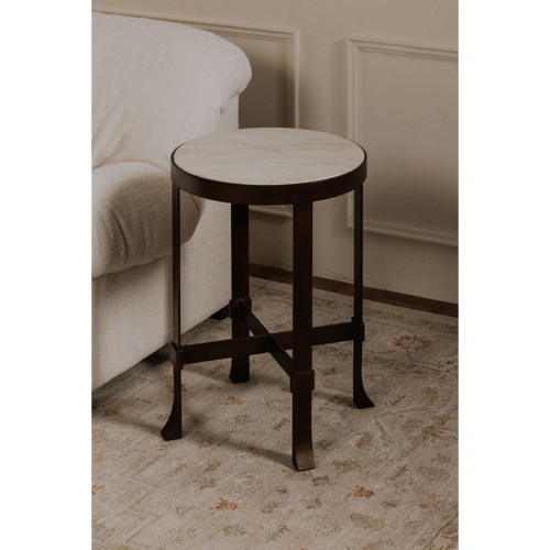 Holli - Side Table - White