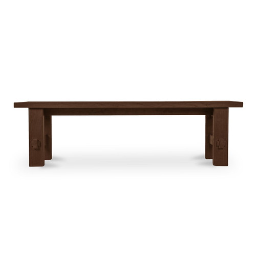 Esmond - Outdoor Dining Bench - Brown