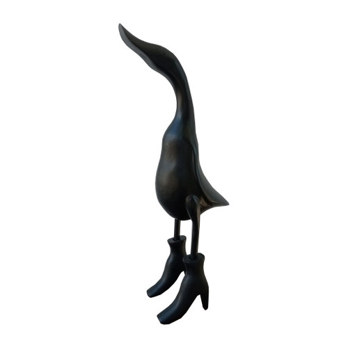 Bamboo 20" Duck In Rainboots - Black