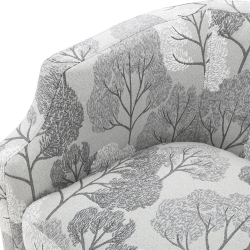 Emmett - Swivel Glider Barrel Chair With Clip Arm Design