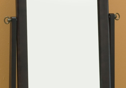 Standing Floor Mirror Full Length Rectangular Dressing For Bedroom - Espresso