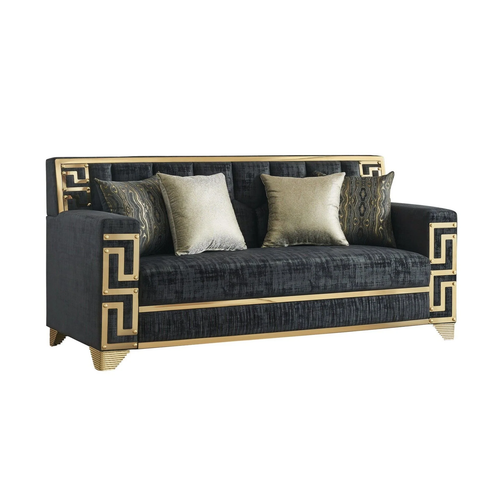 Hira Living Room Set in Fabric