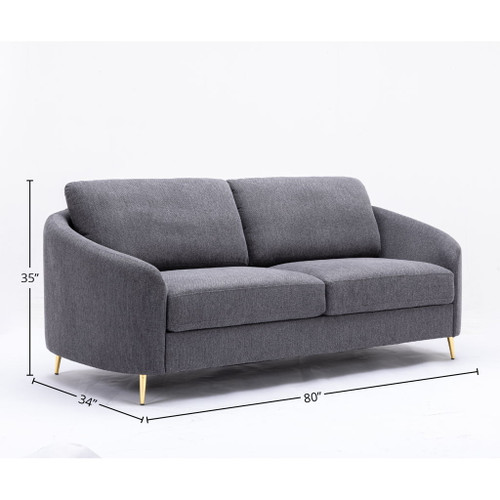 Sofa - Gray - Linen