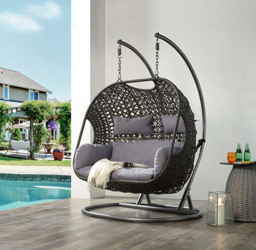 Vasant - Wicker Hanging Chair - Gray Vasant - Wicker Hanging Chair - Gray