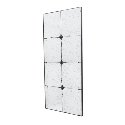 Traditional Decor Style Antique Glass Panel Mirror, Wall Mirror For Bathroom Entryway Console Lean Against Wall
