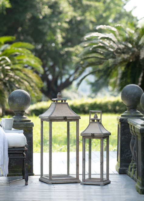Candle Lantern Decorative, Hurricane Lantern Holder Decor For Indoor Outdoor, Home Garden Wedding - Ivory Candle Lantern Decorative, Hurricane Lantern Holder Decor For Indoor Outdoor, Home Garden Wedding - Ivory