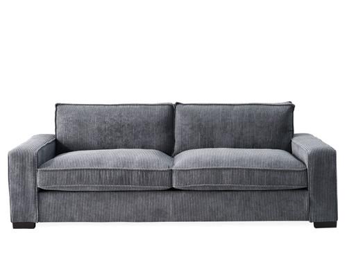Luxe - Corduroy Sofa With Sleek Design, Spacious And Comfortable 3 Seater Couch