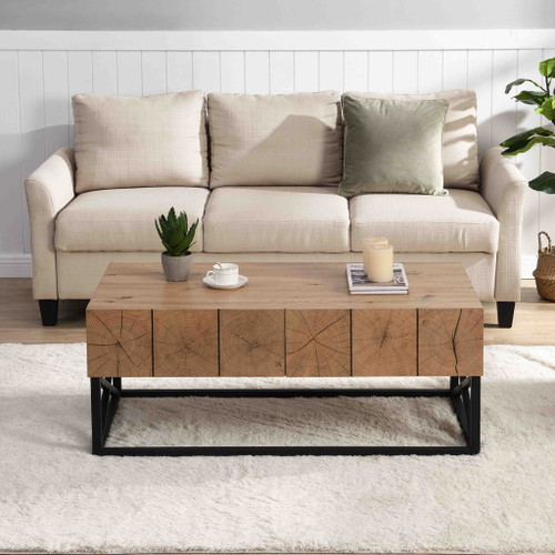 Luxury Industrial Table With 2 Drawers