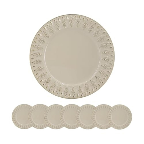 Elegant Plastic Charger Plate (Set of 8)