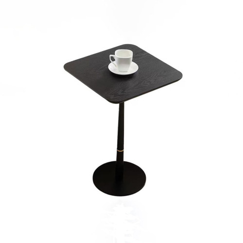 Modern Square Coffee Table And Computer Desk - Black / Gold
