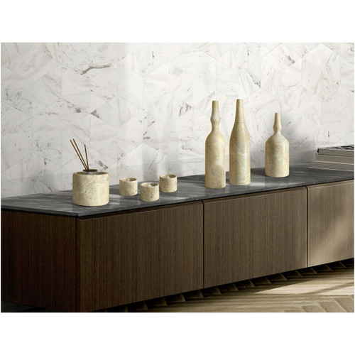 7 Pieces Luxury Natural Marble Living Room Accessories Set